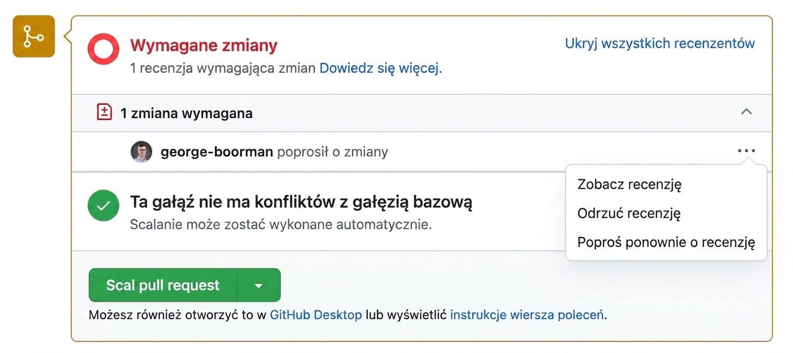 Widok współtwórcy do ponownego żądania przeglądu