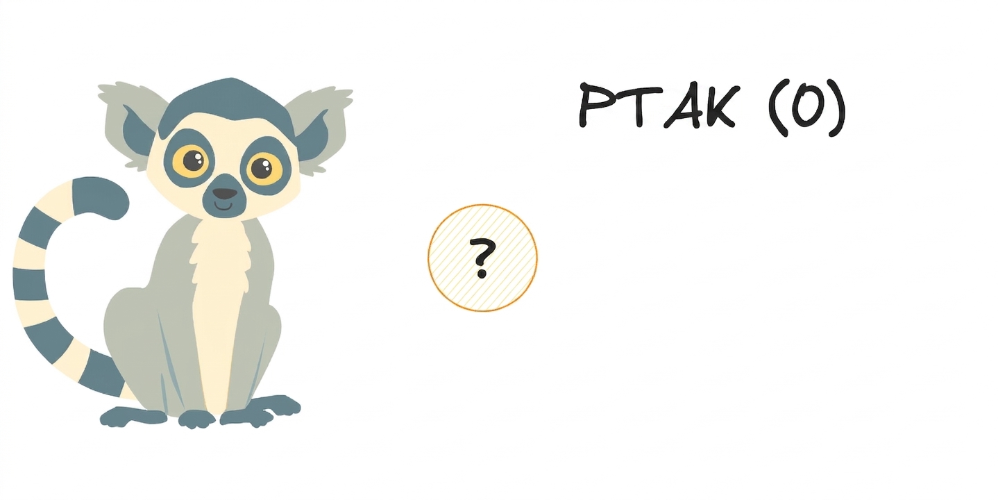 Lemur z opcją „ptak"