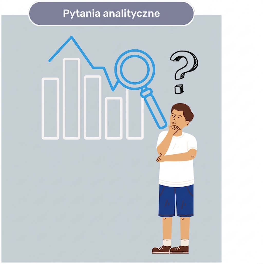 Analityk myślący o pytaniach analitycznych