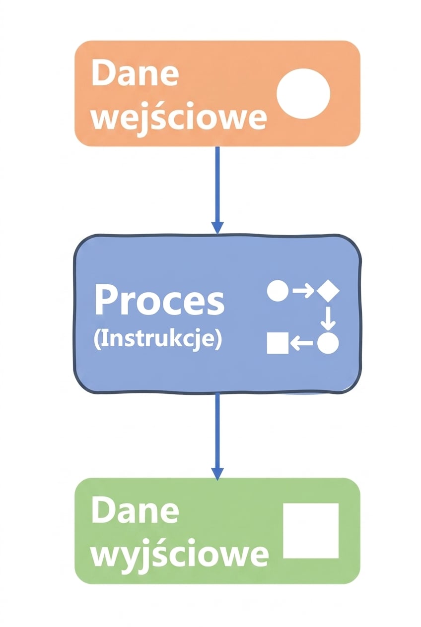 Dane wejściowe, przetwarzanie i dane wyjściowe