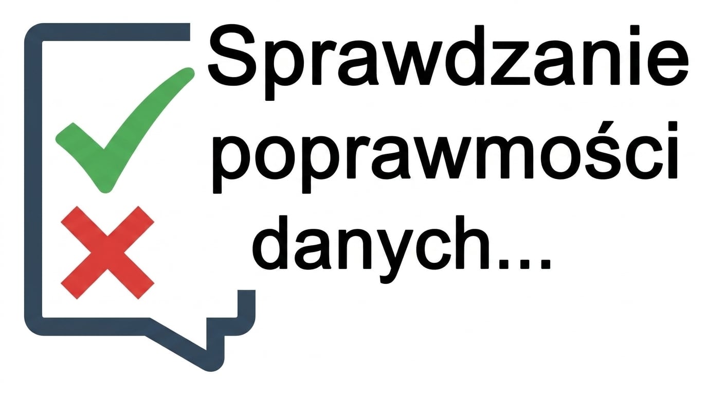 Zrzut ekranu przycisku Sprawdzanie poprawności danych w programie Excel