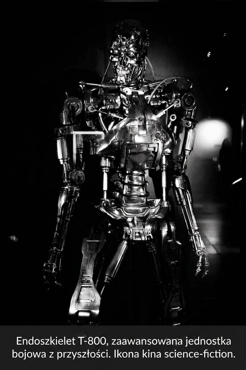 Groźnie wyglądający robot