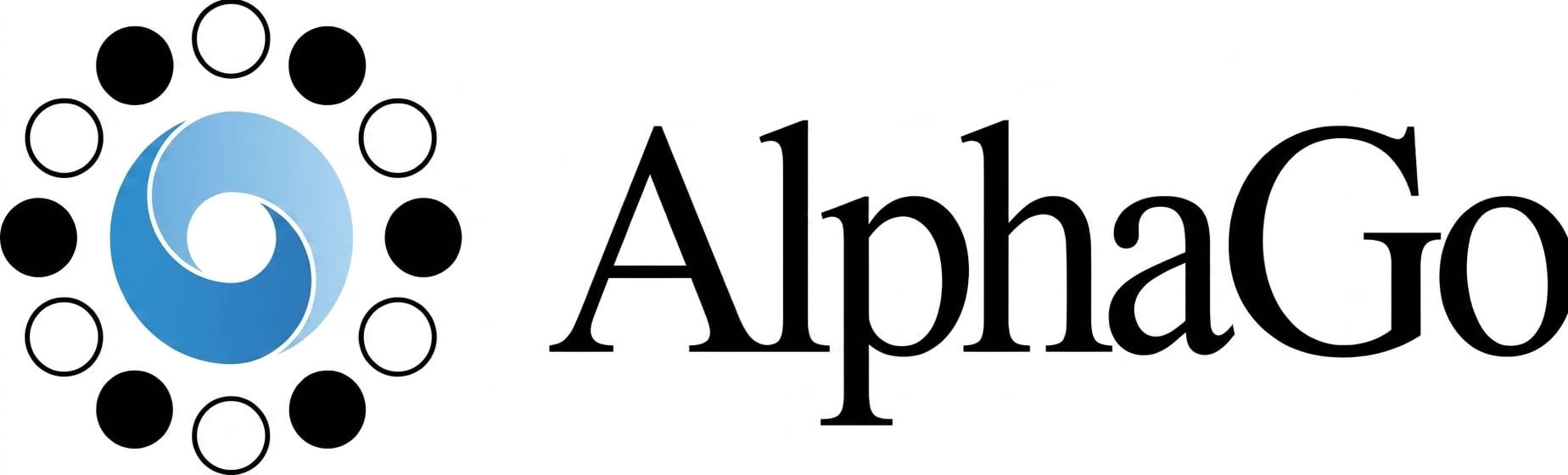 Obraz przedstawiający logo AlphaGo.