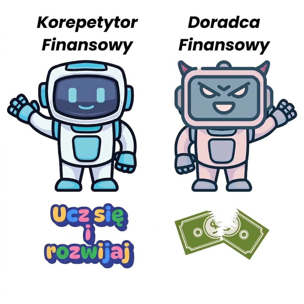 Chatbot-tutor finansowy i chatbot-doradca finansowy.