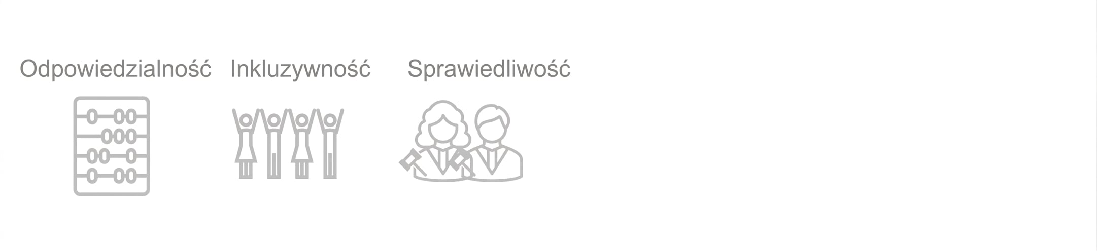 Dwoje sędziów z napisem „Sprawiedliwość".