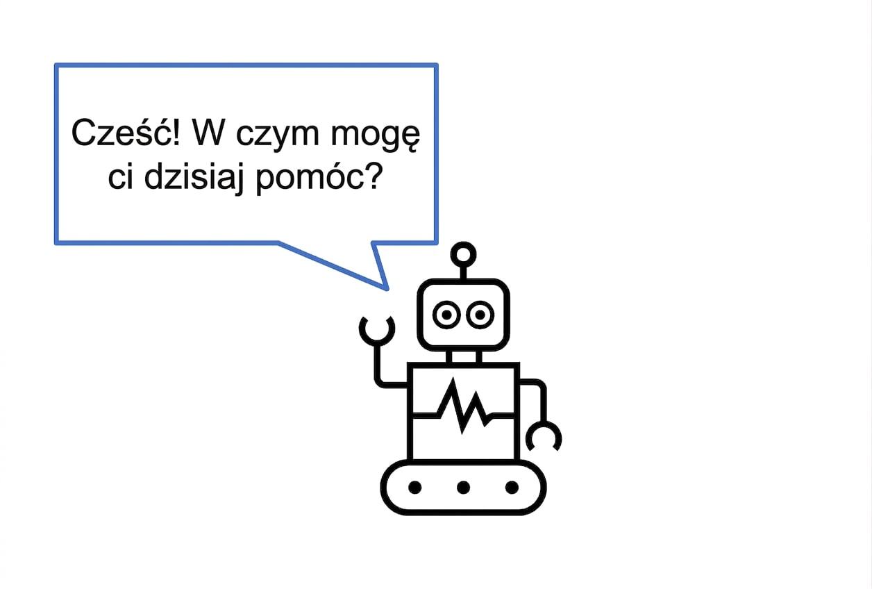 Chatbot pytający o twój dzień.