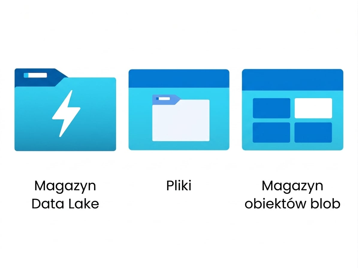 Przykładowe usługi magazynowania Azure