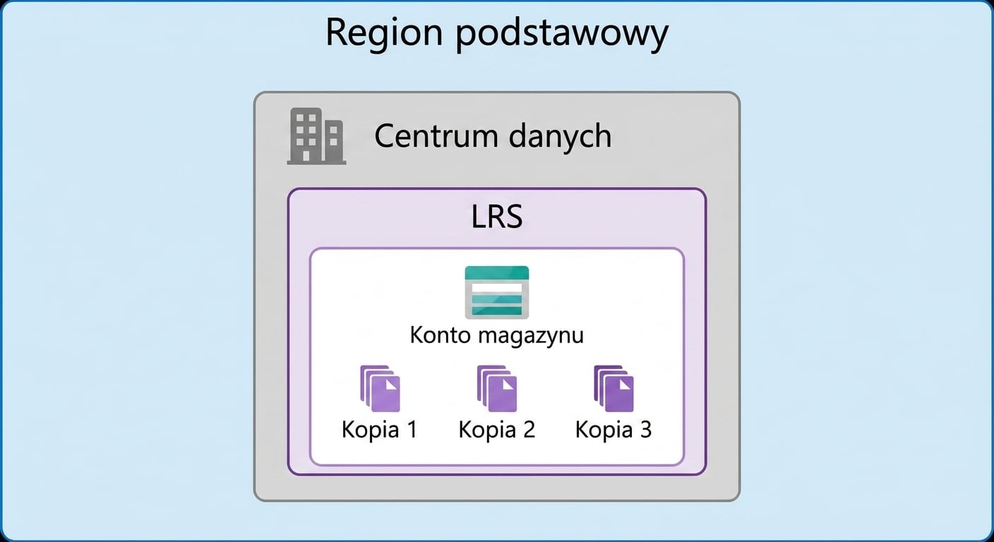 Schemat układu magazynu lokalnie nadmiarowego