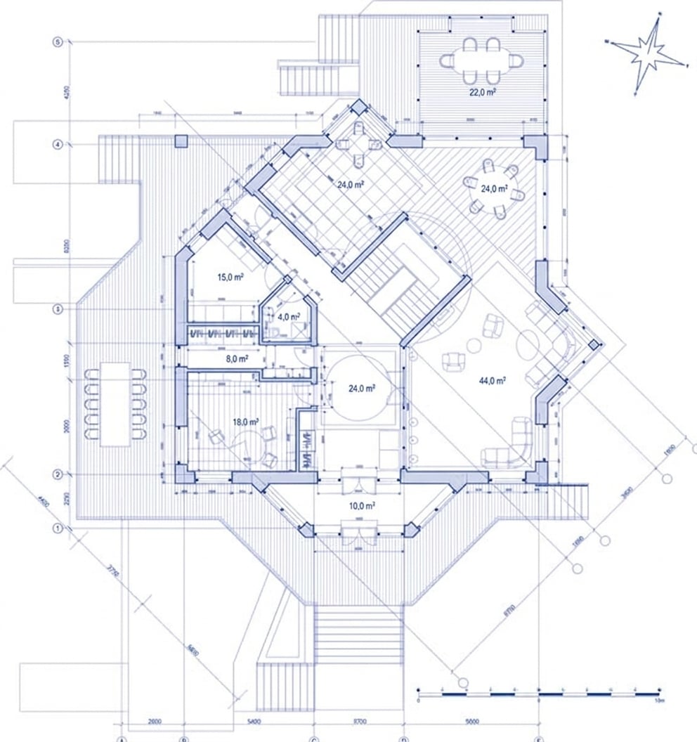 Architektoniczny projekt budynku