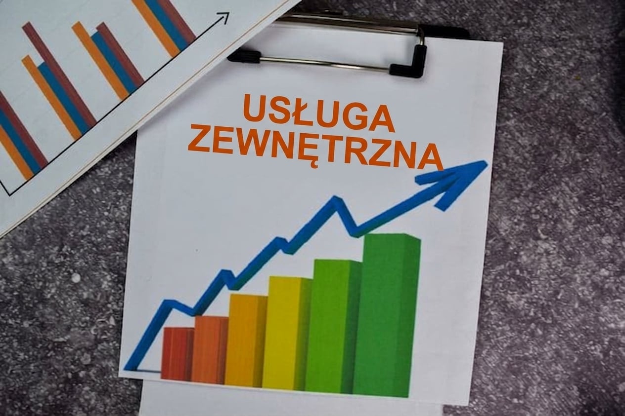 Napis „Third Party Service" na tablicy z klipsem