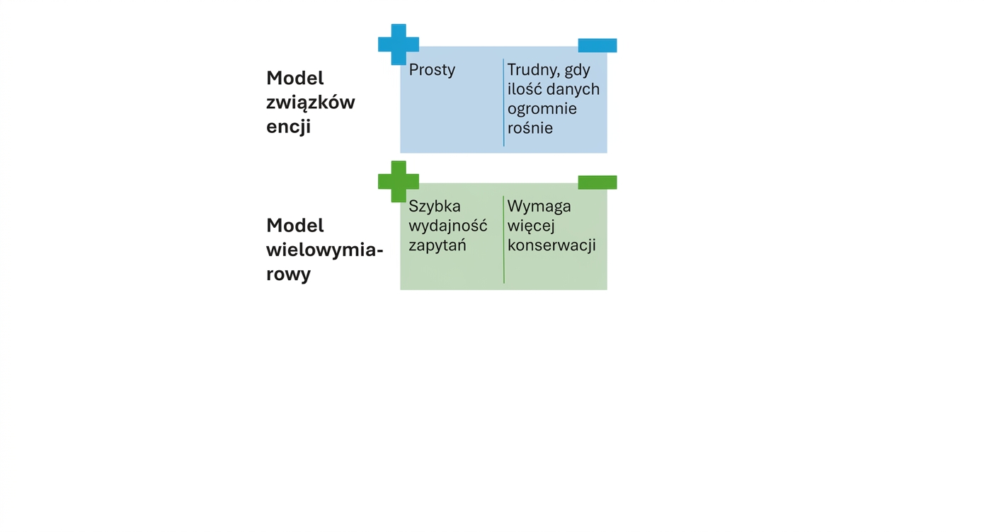 Zalety i wady modelu wymiarowego