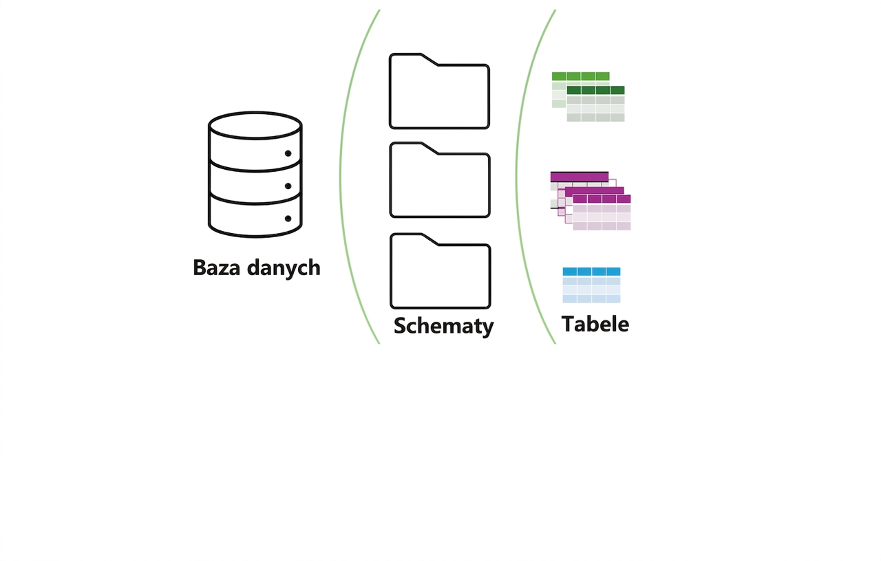 Baza danych, schematy, tabele