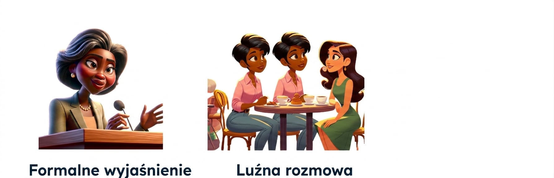Dwie osoby prowadzące swobodną rozmowę