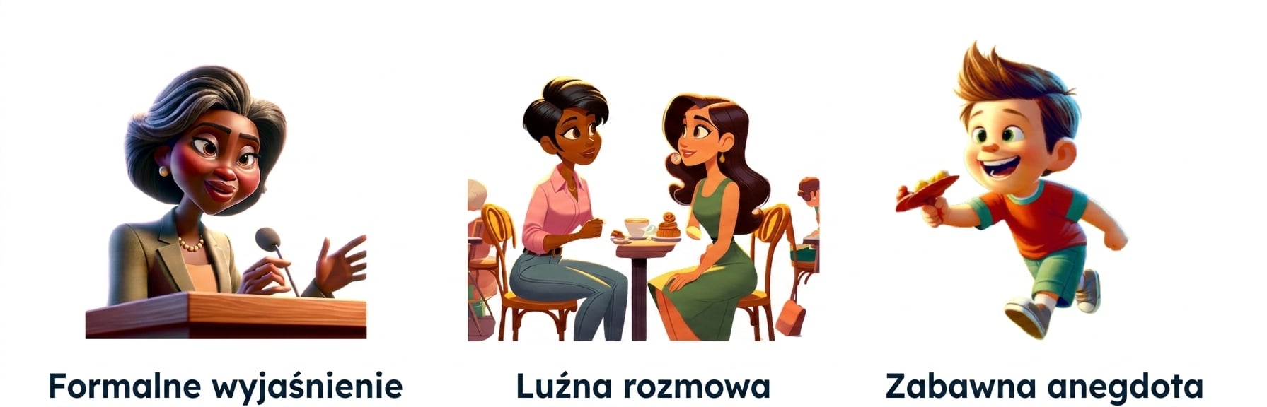 Bawiące się dziecko jako ilustracja żartobliwej anegdoty