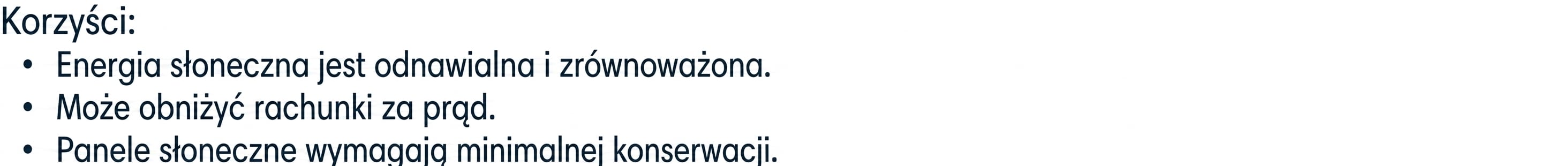 Lista zalet