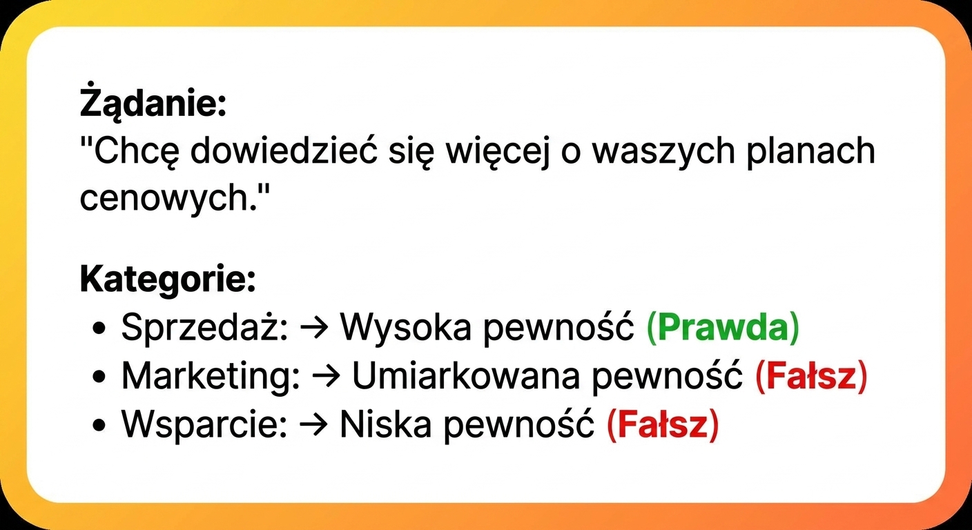 Przykład przypisywania kategorii
