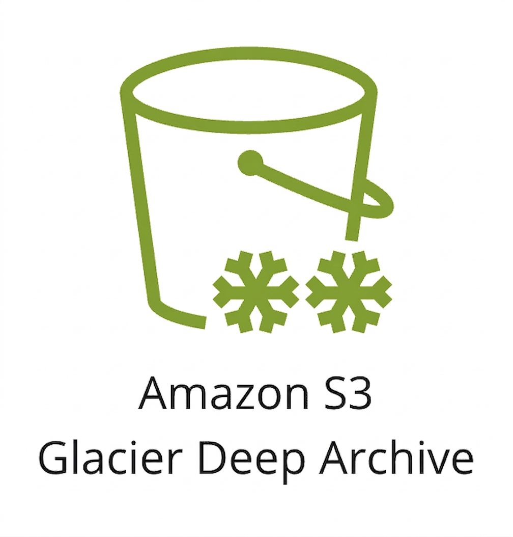 Ikona przedstawiająca klasę pamięci masowej S3 Glacier Deep Archive.