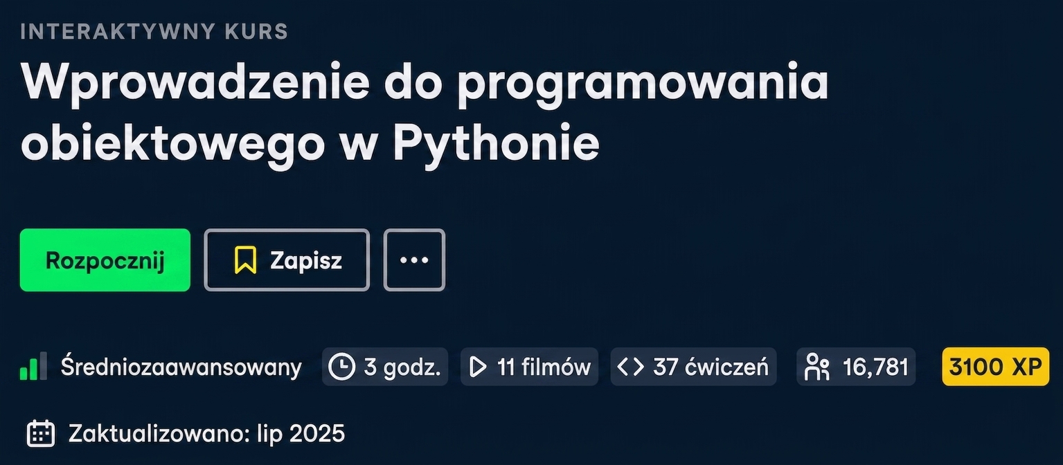 Wprowadzenie do programowania obiektowego