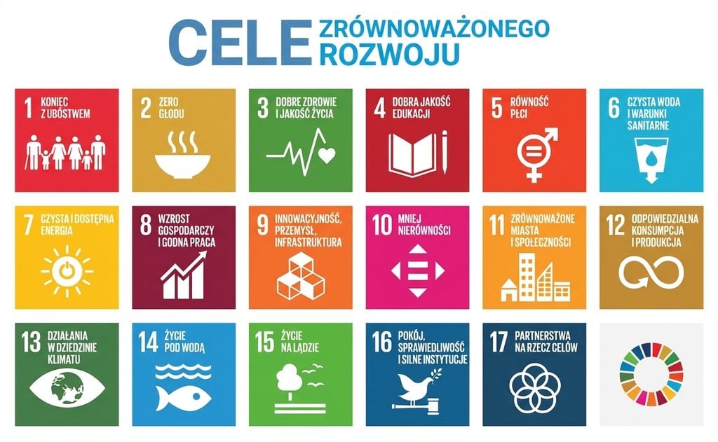 Przegląd 17 Celów Zrównoważonego Rozwoju opublikowanych przez ONZ