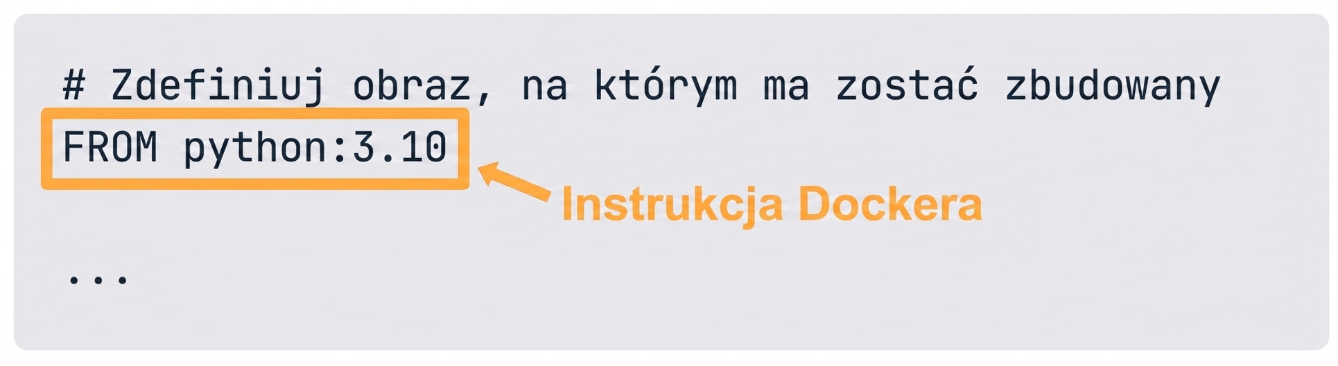 Dockerfile - instrukcja