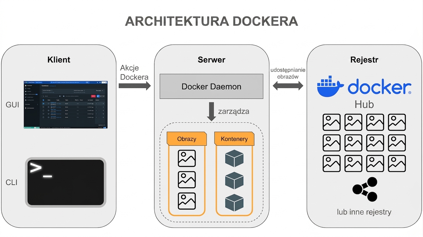 Przegląd architektury Docker