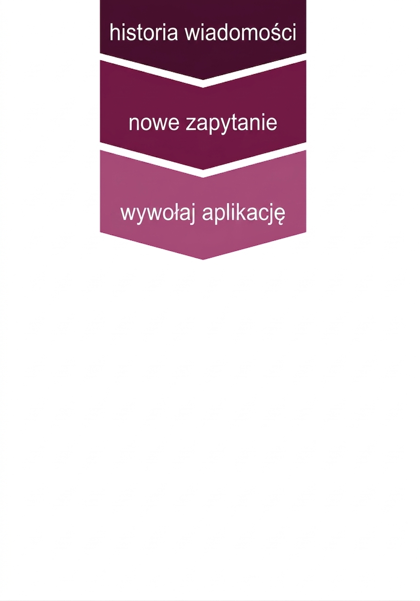 Konfiguracja rozmowy zaktualizowana o wywołanie aplikacji.