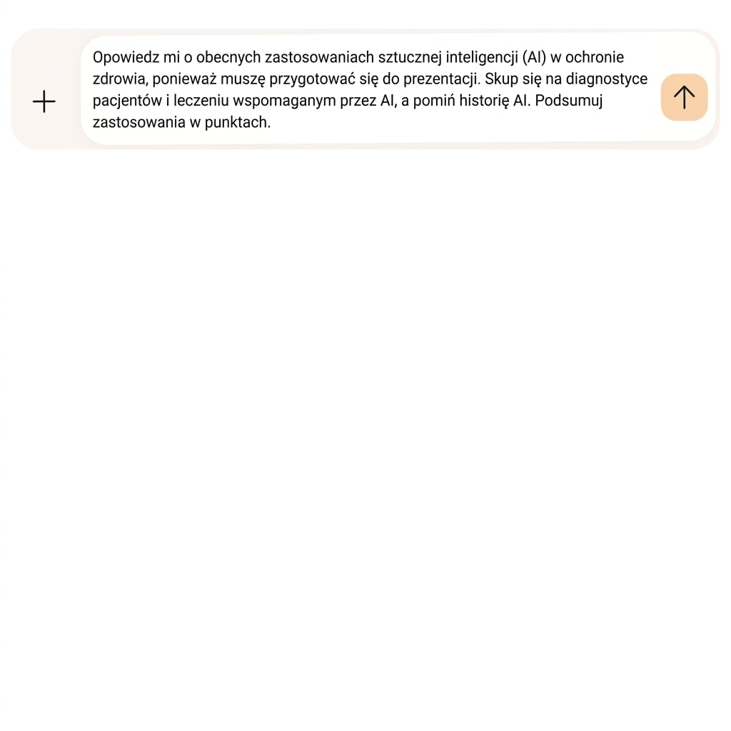 Tekst prosi o podsumowanie zastosowań w punktach