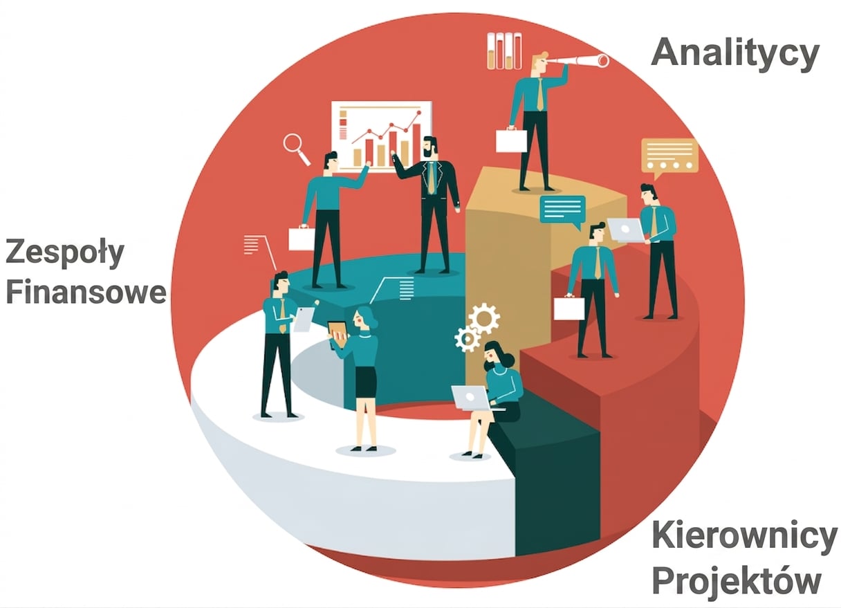 Specjaliści finansowi, analitycy, kierownicy projektów i administratorzy współpracujący w środowisku biurowym.