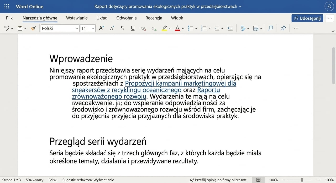 Raport stworzony przez Copilota na podstawie dwóch istniejących dokumentów.