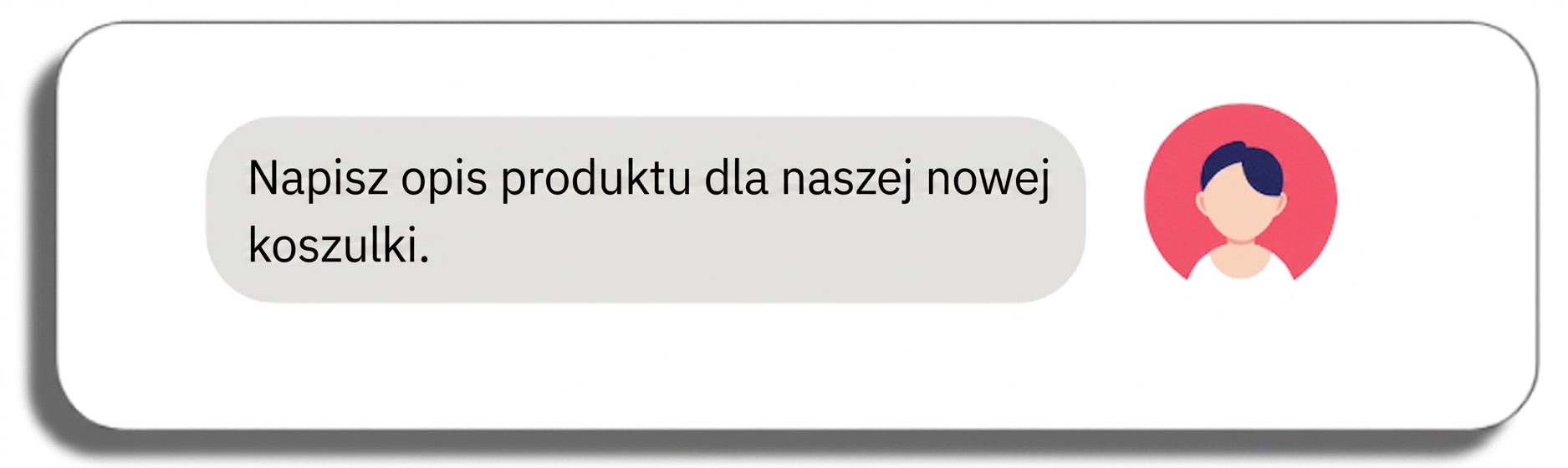 Napisz opis produktu dla naszej nowej koszuli