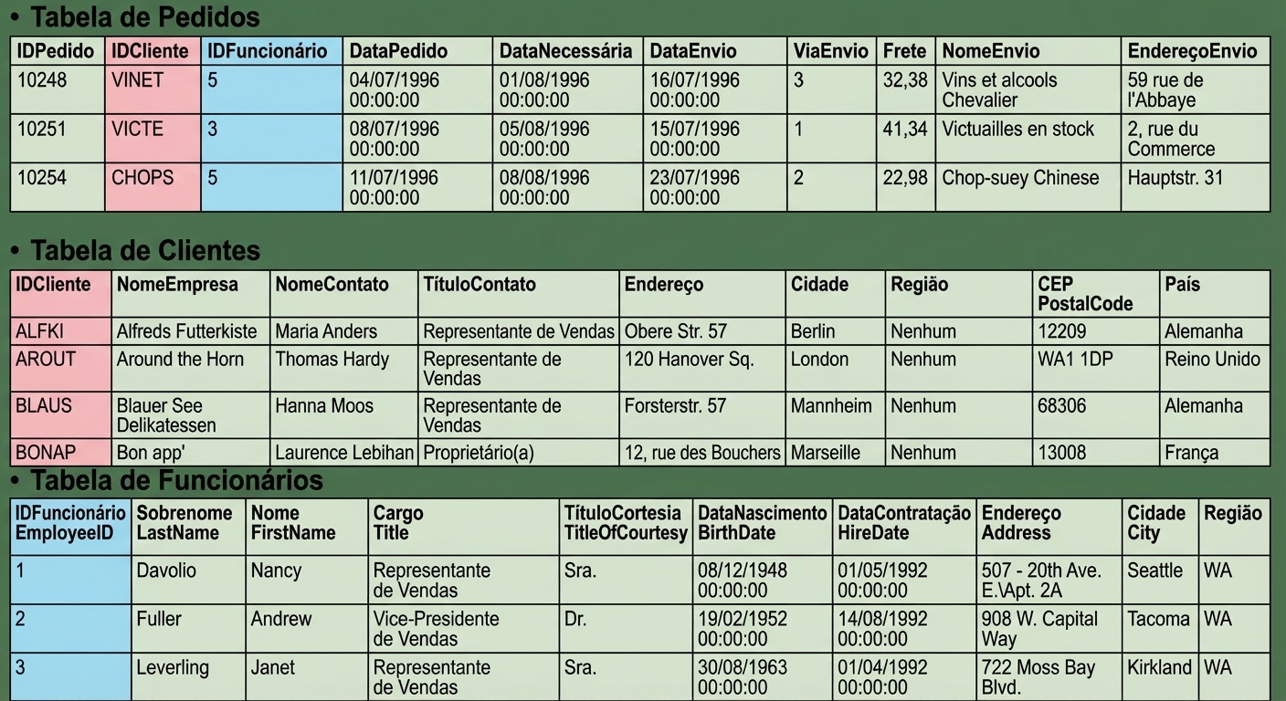 Tabelas conectadas