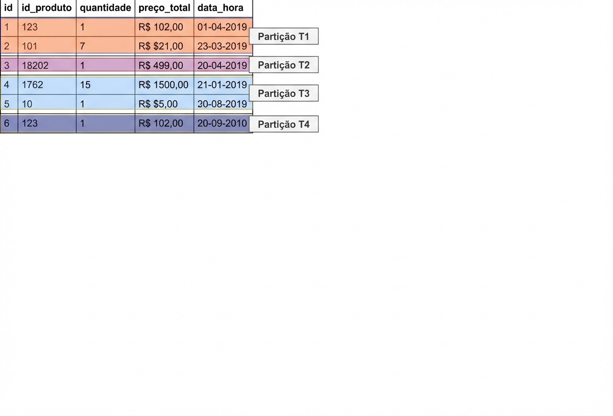Divisão horizontal: exemplo