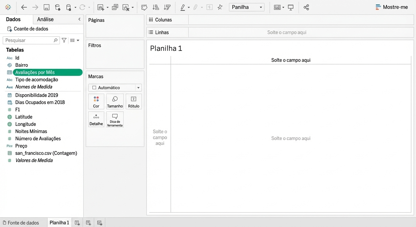 barra de ferramentas