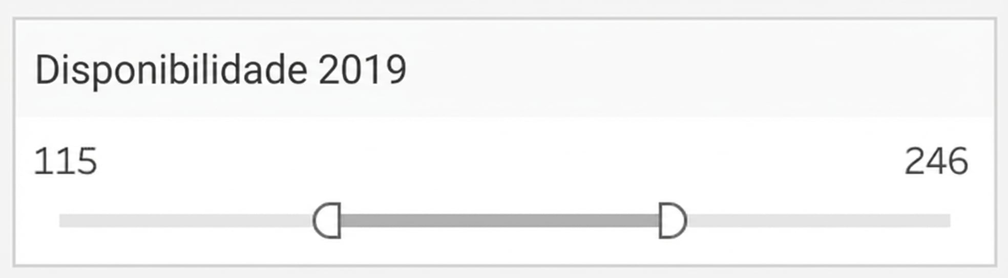 Filtro por disponibilidade