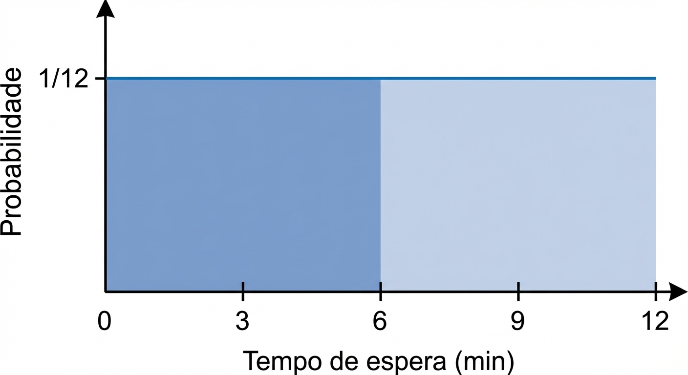 Área destacada de 0 a 7 sob a linha horizontal