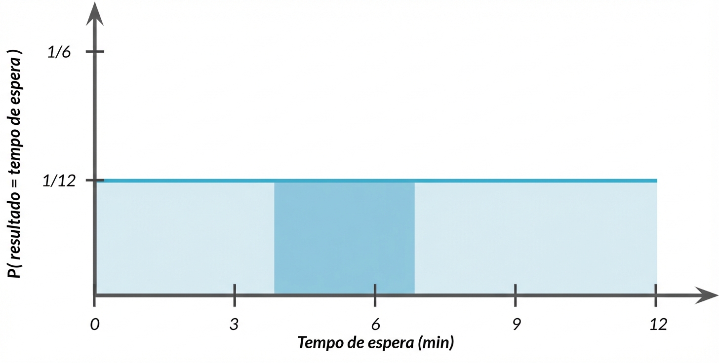 Área entre 4 e 7 destacada sob a linha horizontal