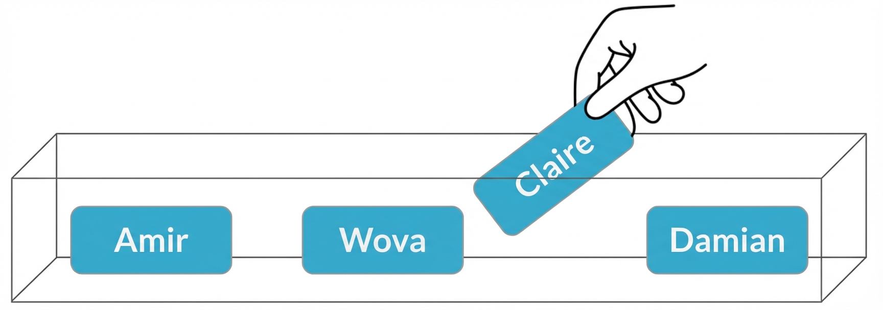 O nome da Claire foi retirado