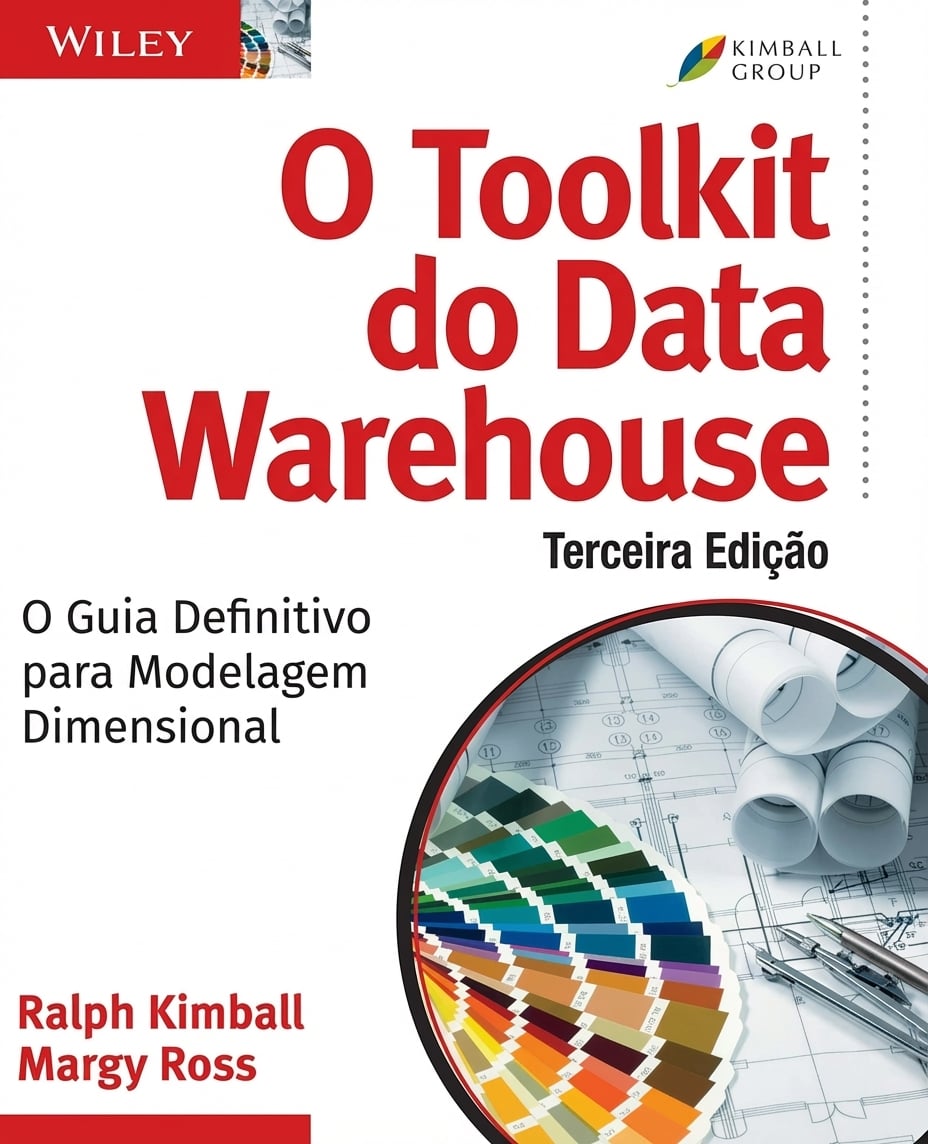 Capa do livro The Data Warehouse Toolkit, coescrito por Ralph Kimball