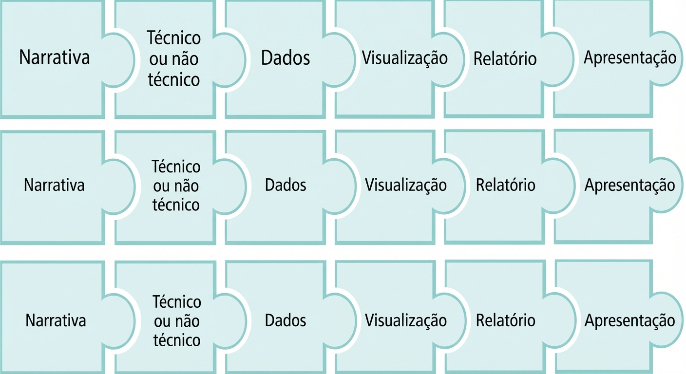 peça de quebra-cabeça com a palavra apresentação