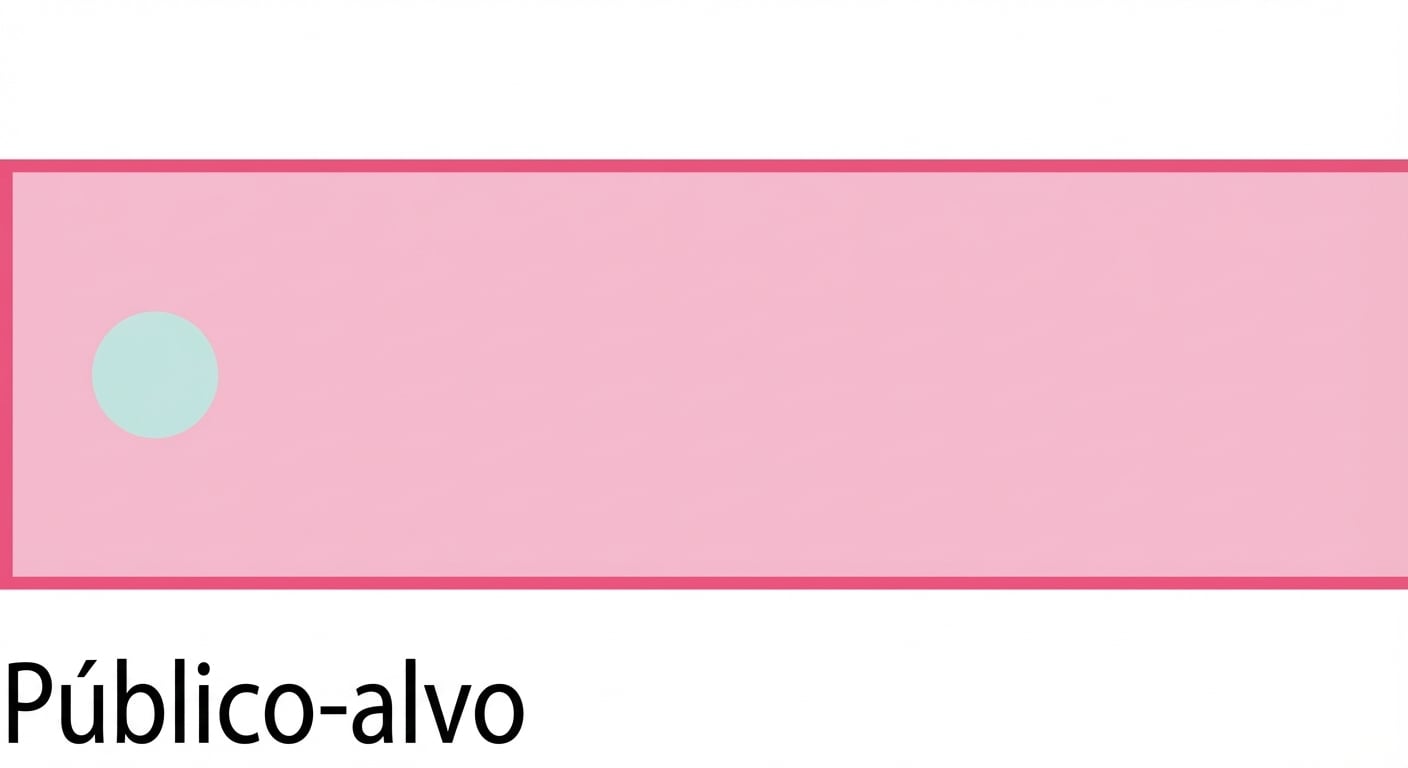 Um círculo com a palavra público