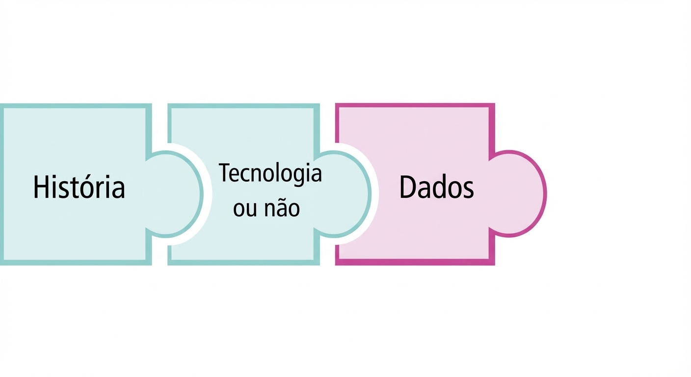 Peça de quebra-cabeça com a palavra dados destacada