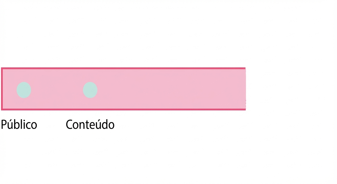 Um círculo com a palavra conteúdo