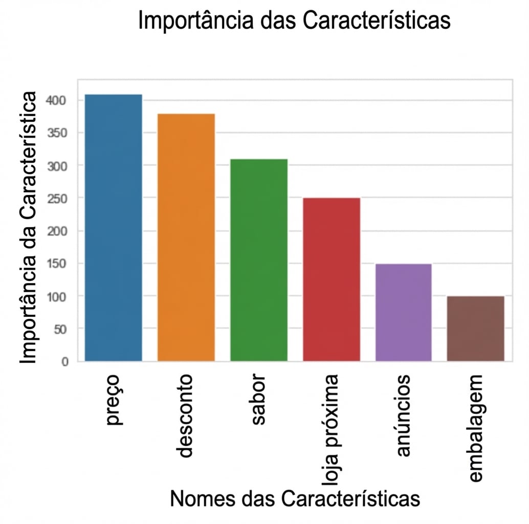 Gráficos de barras mostrando importância positiva de features de um modelo