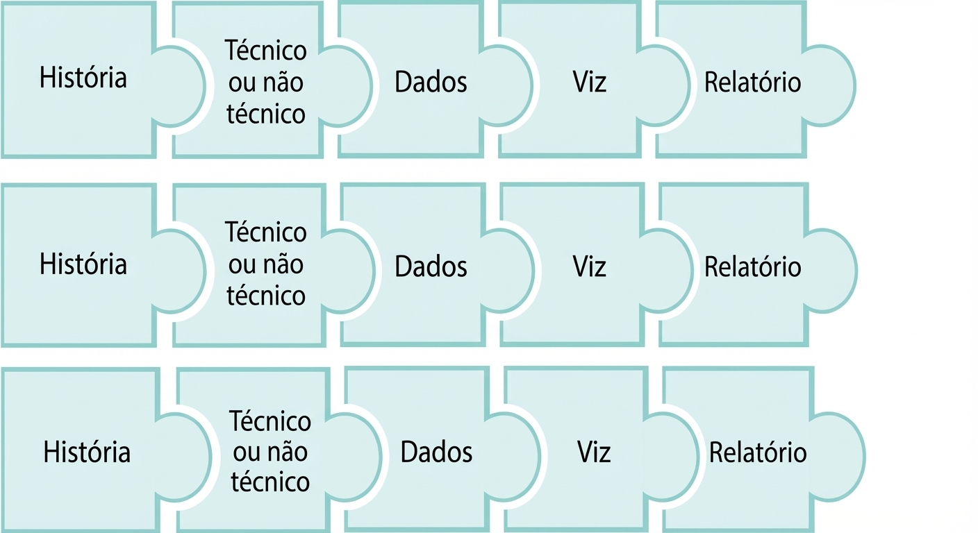 peça de quebra-cabeça com a palavra relatório