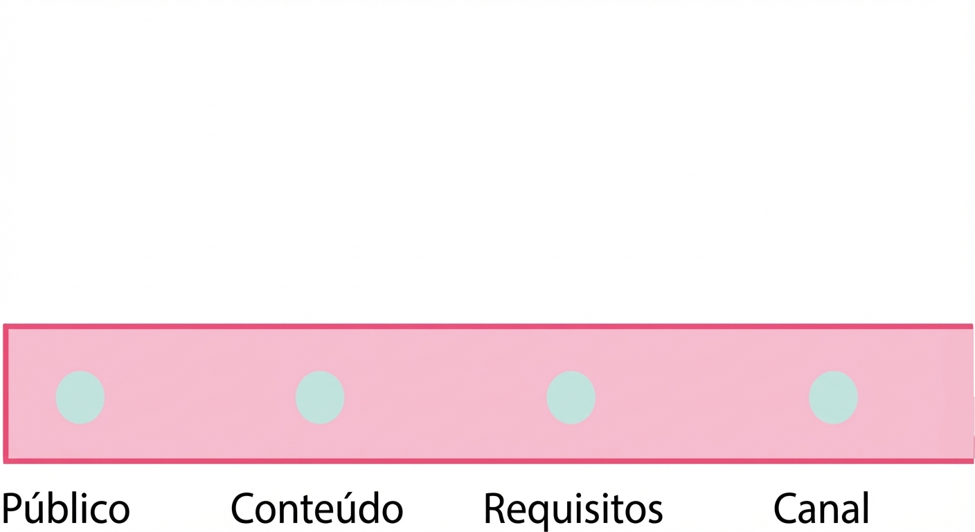 Um círculo com a palavra canal