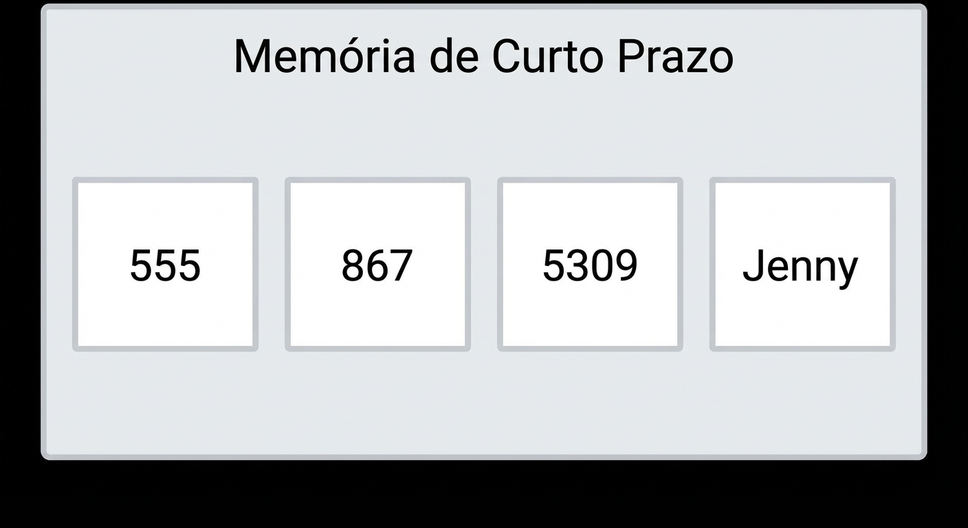 Pesquisas posteriores indicam que pode ser mais perto de 4 itens.