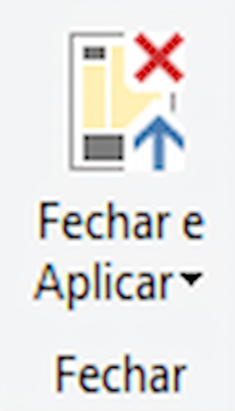 Uma captura da interface do PowerBI mostrando o ícone Transform Data, que abre o editor do Power Query ao clicar.