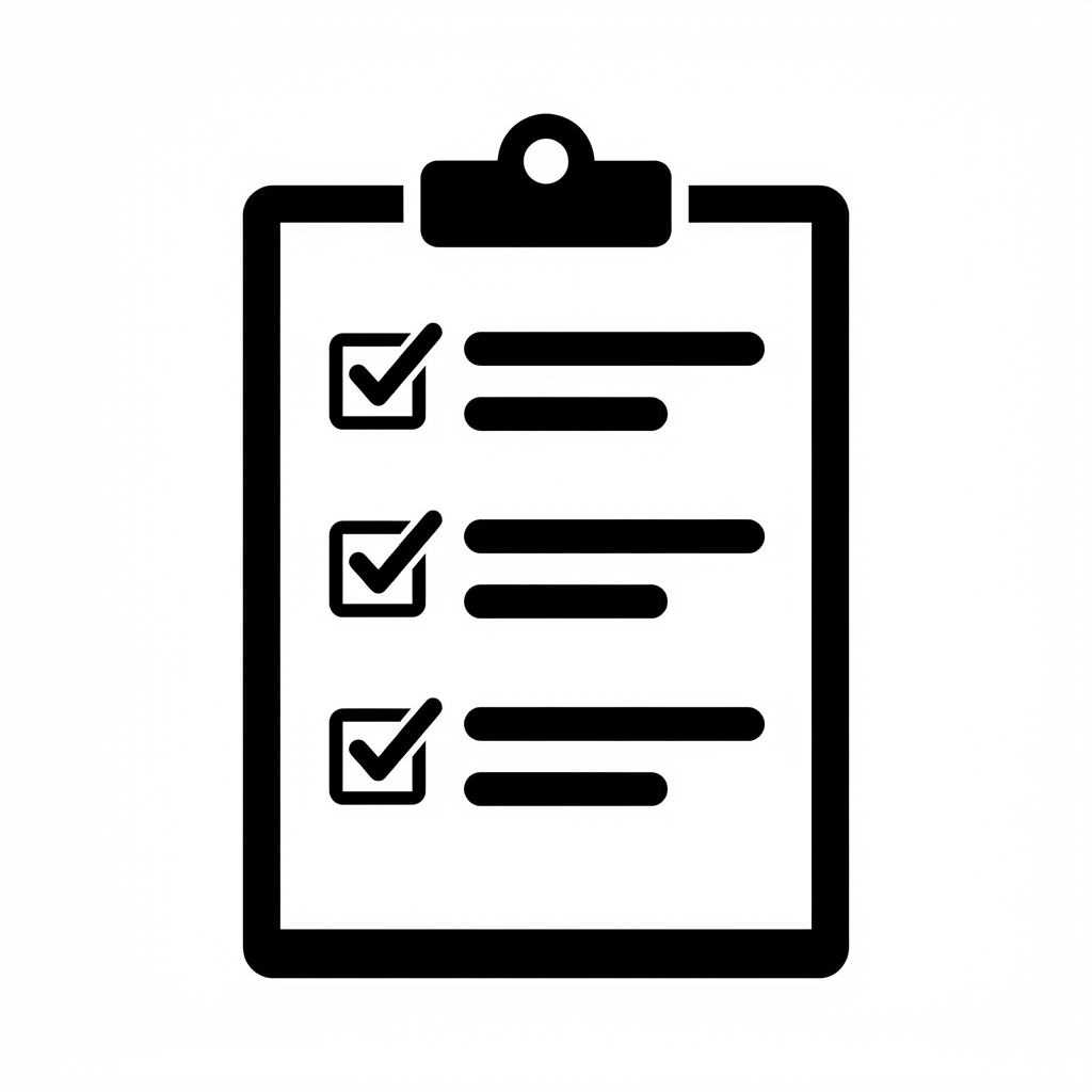 Ícone de lista de verificação