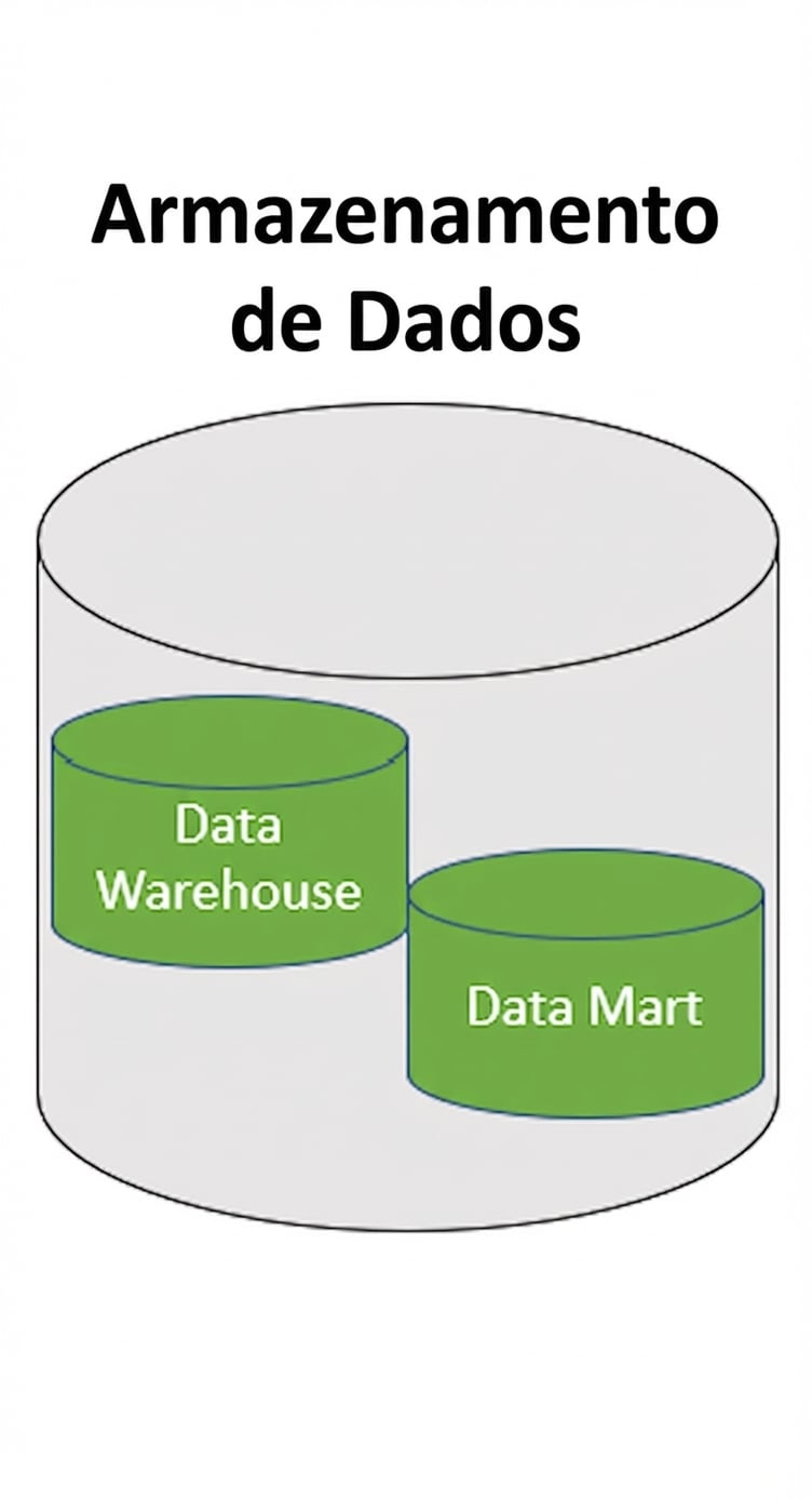 imagem da camada de armazenamento de um data warehouse