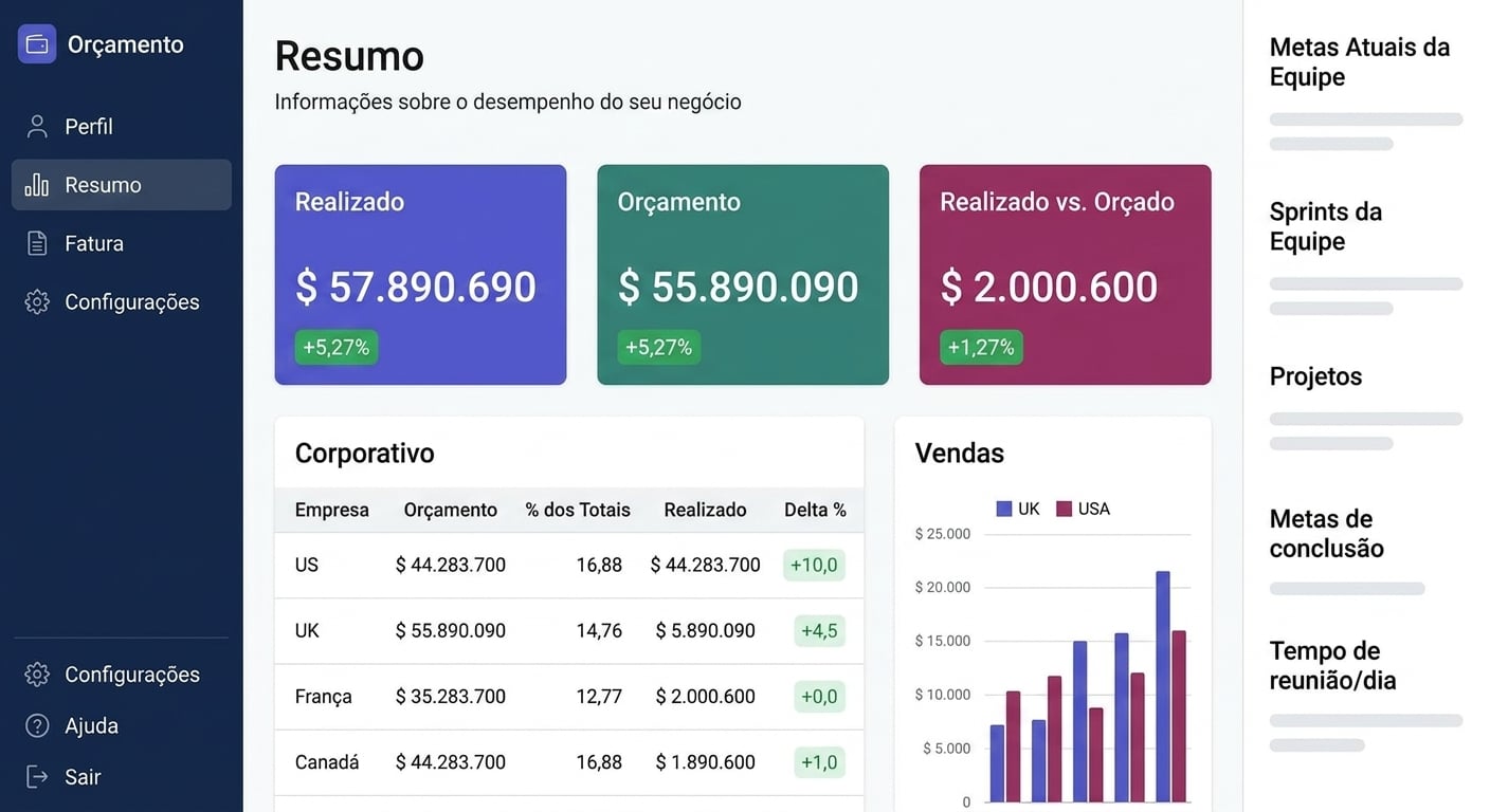 Sales dashboard